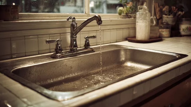 Kuchyňský dřez a sifon