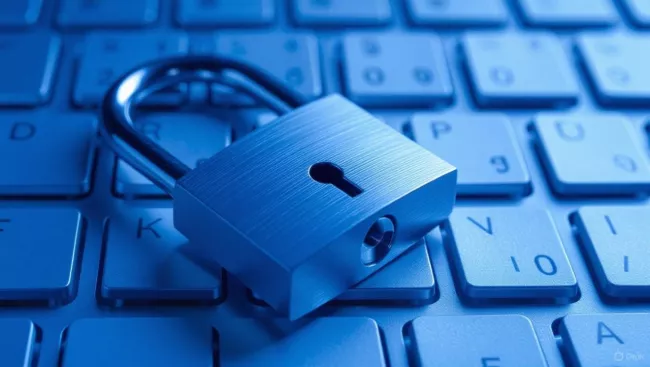 Visací zámek na klávesnici