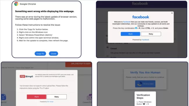 Podvodné webové formuláře sloužící pro oklamání uživatelů