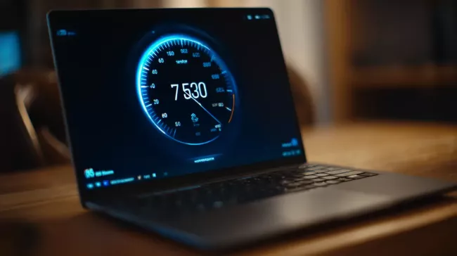 Test rychlosti internetu na desktopu Windows