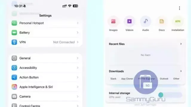 Nová grafika prostředí One UI 8.5
