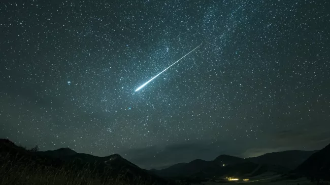 Orionidy, ilustrační