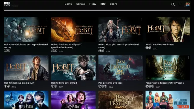 Všechny filmy najdete na HBO Max