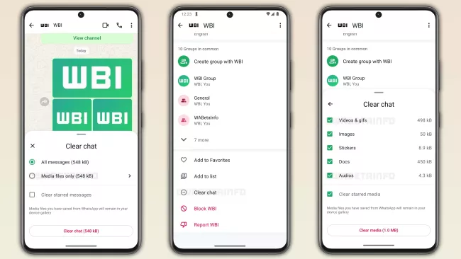 Nová funkce rozšířeného mazání konverzací ve WhatsApp