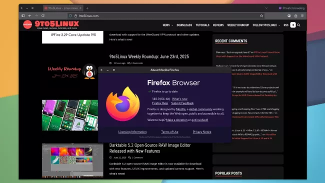 Současný stav Firefoxu v roce 2025