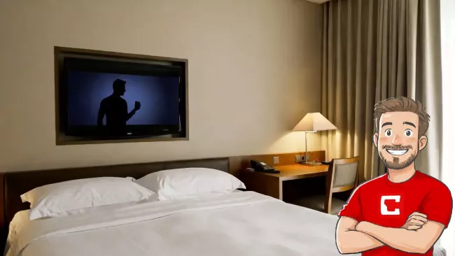 Hotelový pokoj se smart TV