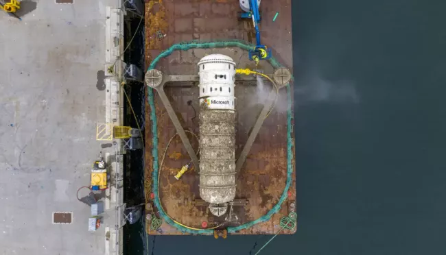 Podvodní datové centrum Microsoftu