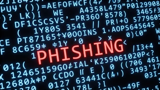 Ilustrativní obrázek na téma phishingu