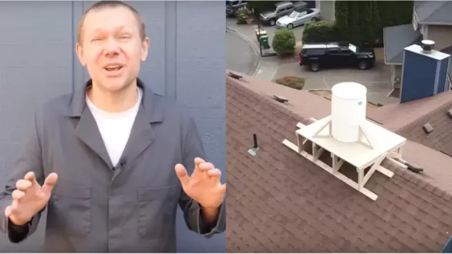 Přečerpávací elektrárna na střeše