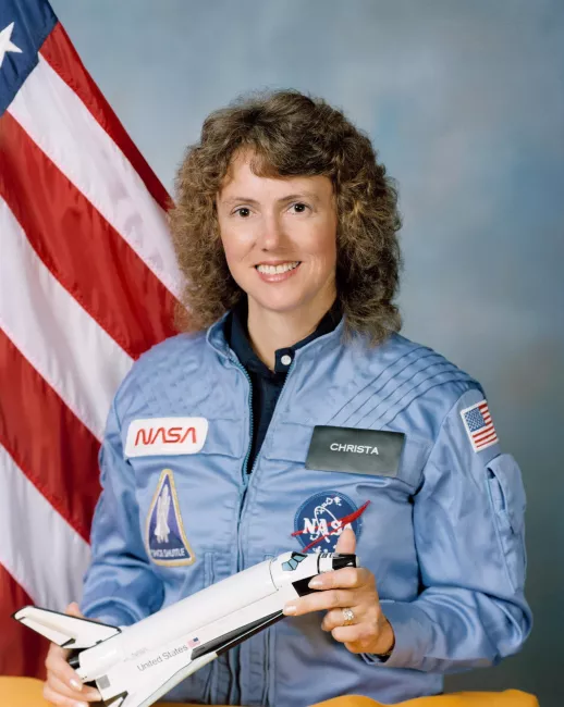 Učitelka Christa McAuliffeová