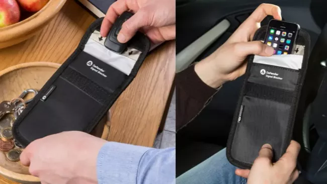 Ochranné pouzdro pro odstínění dálkového ovladače vozidla