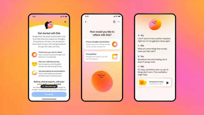 Aplikace Headspace pro duševní zdraví