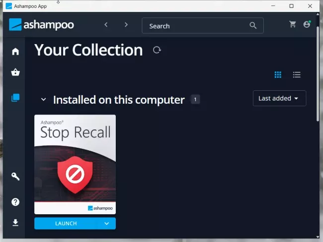 Ashampoo Stop Recall 
