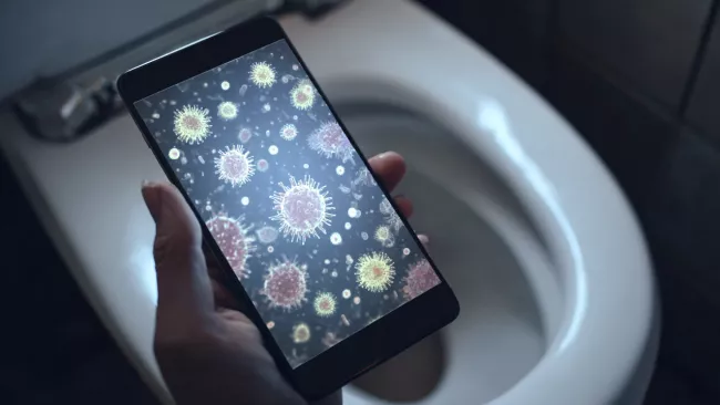 Telefon na záchodě