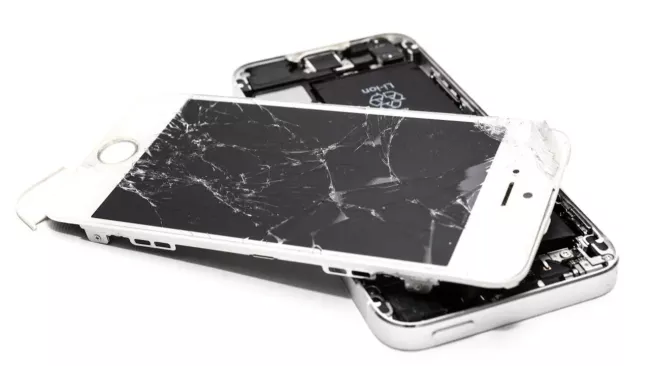 Rozbitý smartphone