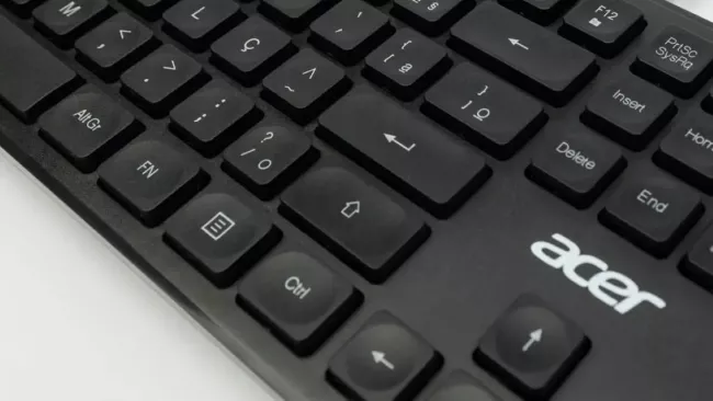 Tlačítko pro vyvolání kontextové nabídky na standardní klávesnici