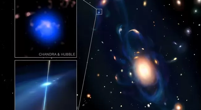 Vizualizace střet dvou hvězd