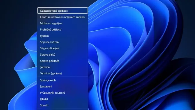 Windows 11 a nabídka rychlého přístupu
