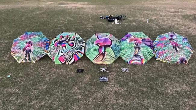 Systém FlyTrap slouží k chycení autonomních dronů