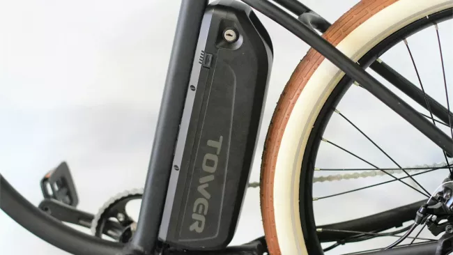 Detail na baterii elektrokola