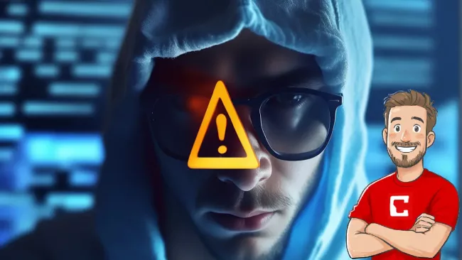 Hacker chystá podvodný útok