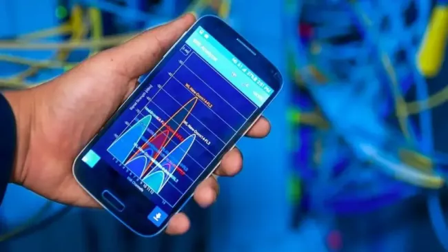 Zobrazení obsazenosti kanálů WiFi v analyzeru