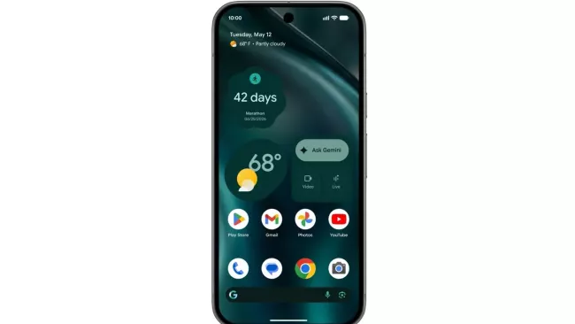 Domovská obrazovka Androidu 17