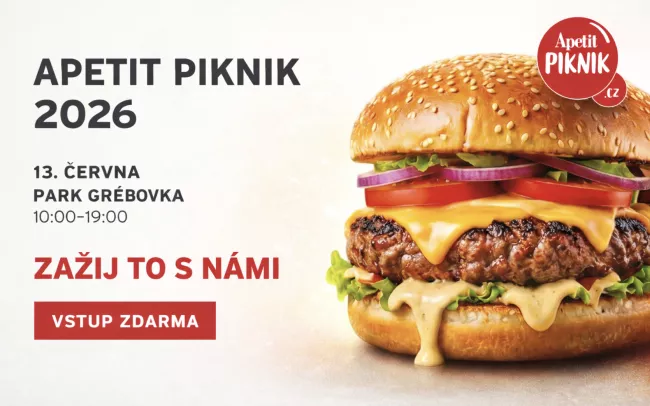 Letní Apetit piknik 2026 proběhne 13. června v pražském parku Grébovka.