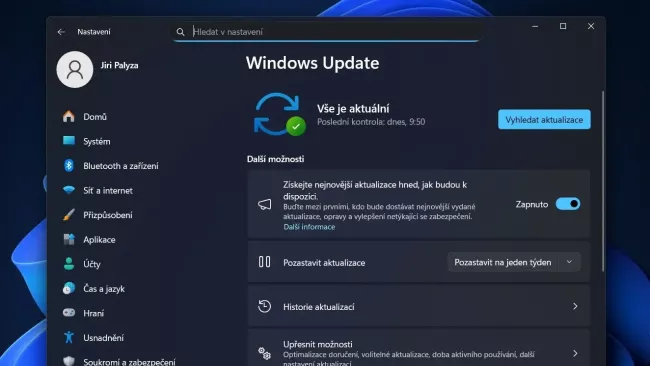 Služba Windows Update ve Windows 11