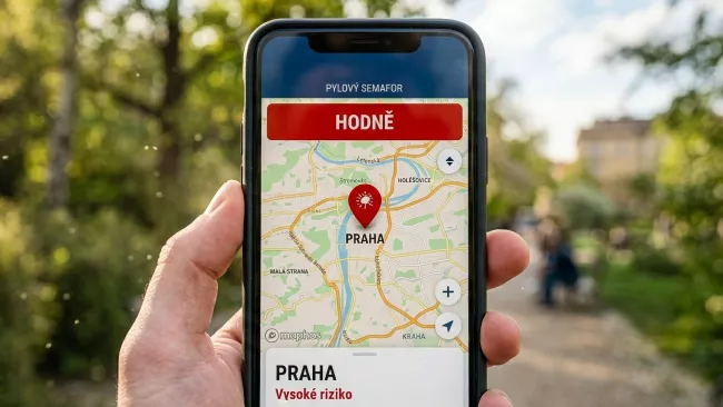 Mapa pylů