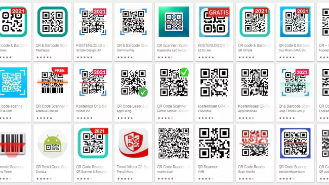 QR čtečky v aplikacích