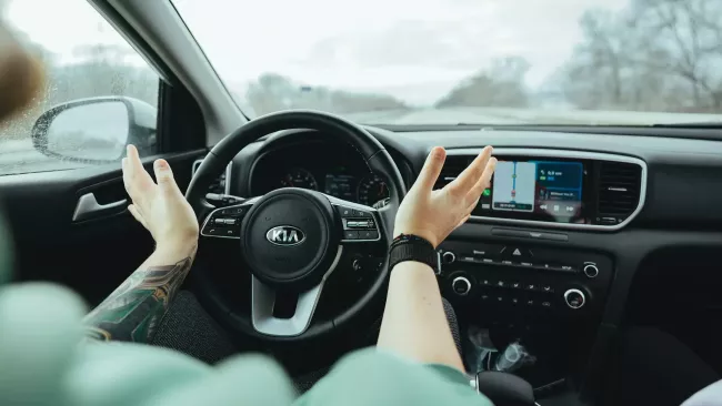 Řidička je zmatená z navigace