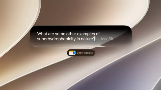 Integrace Siri AI do vyhledávání na macOC