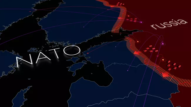 Hranice NATO a Ruska