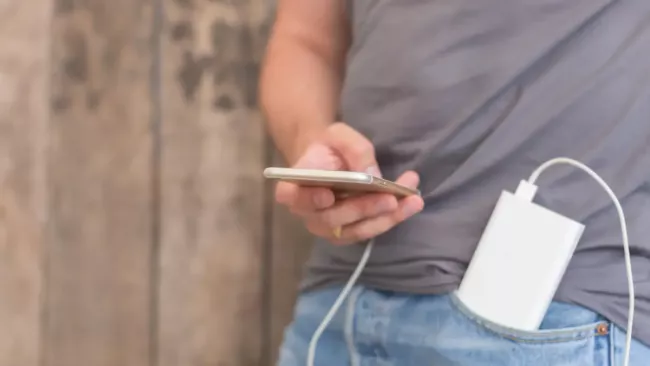 Nabíjení smartphonu