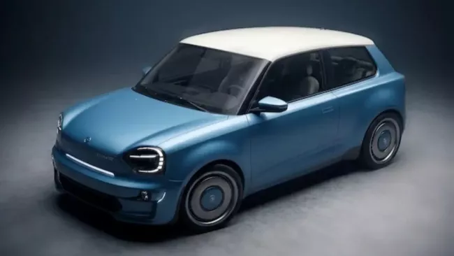 Vize moderního vozu Trabant s elektrickým pohonem