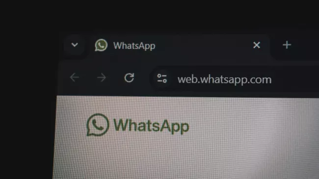 URL adresa webové aplikace WhatsApp