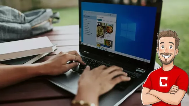 Uživatelka pracuje s Windows 10