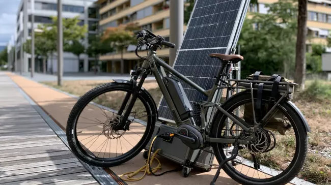 E-bike na fotovoltaiku