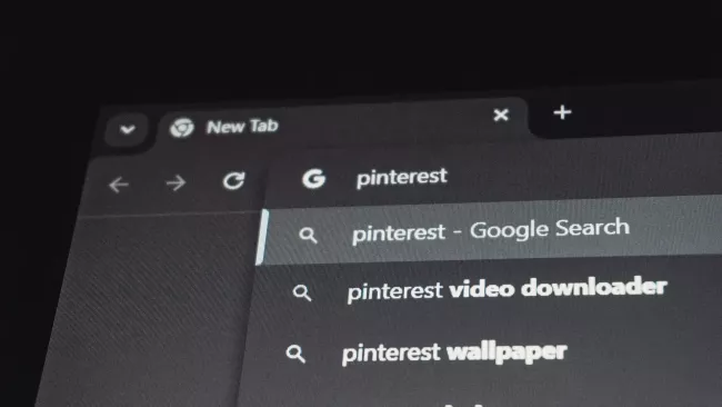 Detail na URL řádek prohlížeče Chrome