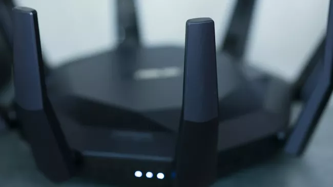Detail na Wi-Fi router