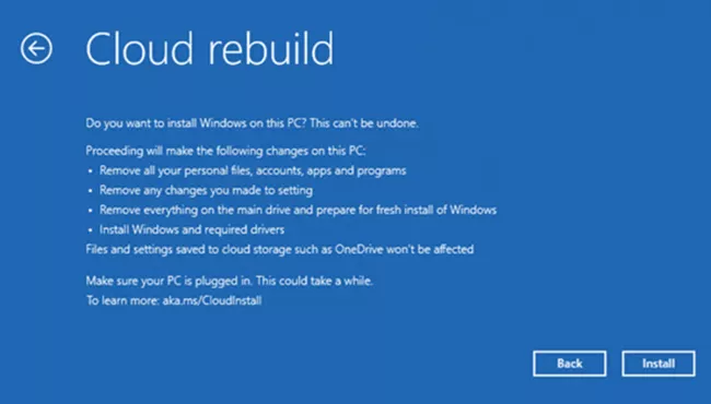 Cloud Rebuild