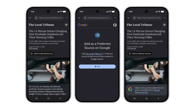 Google provádí změny v kanálu Discover