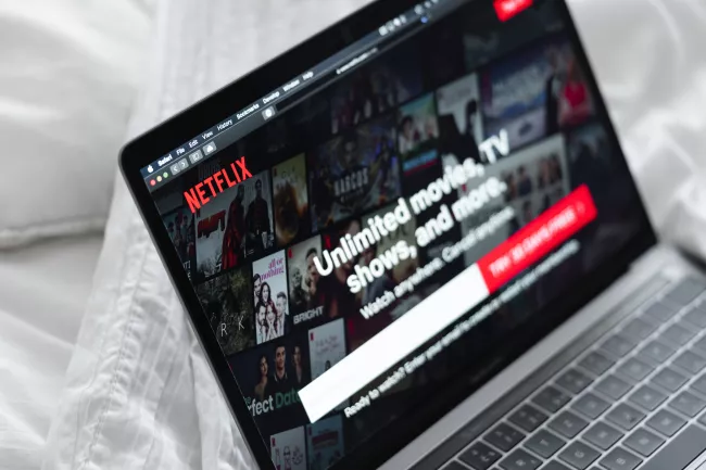 Úvodní stránka služby Netflix.