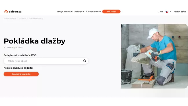 Pokládka obkladů