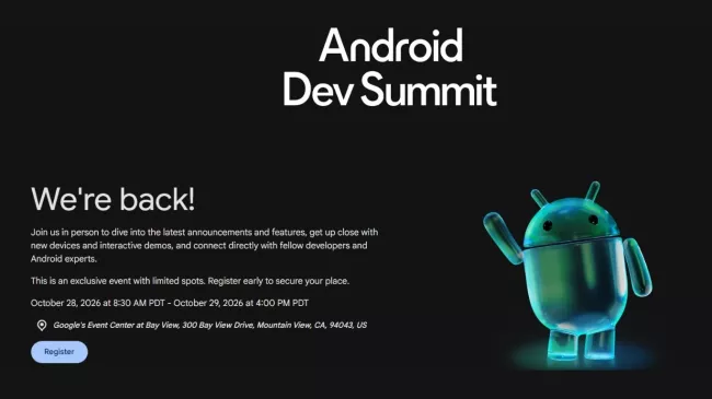 Pozvánka na Android Dev Summit