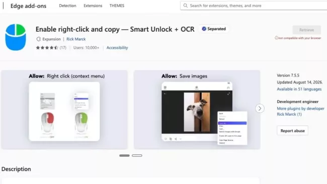 Škodlivé rozšíření pro Edge, za kterým se skrýval malware