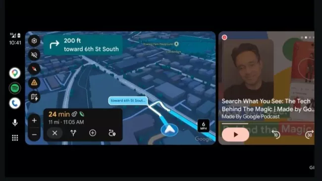 Android Auto a přepínání multimédií
