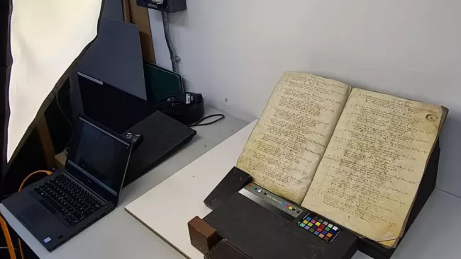 Digitalizace naméřního deníku