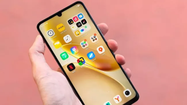 Homescreen androidového smartphonu